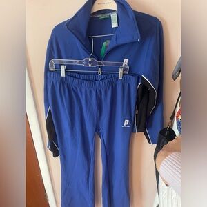 Prince NWT Blue Shirley Set Track Suit Large Women’s -J